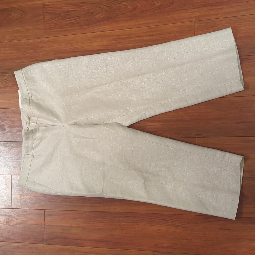 Loft Beige Cropped Pants